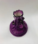 Purple glaze ceramic tree trunk vase