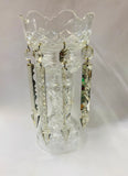 Victorian large crystal lustre centre piece