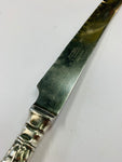 Silver plated bread knife