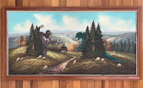 Bespoke Art “ The King vs Godzilla