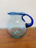 Large hand blown Art glass jug