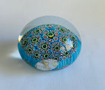 Millefiori glass paperweight