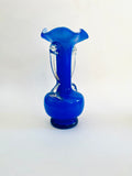 Colbalt Blue Double Handled Vase