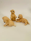 SylvaC Pottery 3 Playful Labrador Puppies