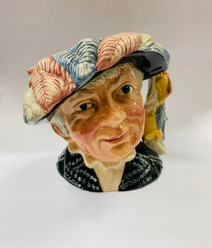 Large Royal Doulton “Pearly Queen” Toby Jug