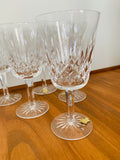 Set 6 Waterford Crystal large wine glasses