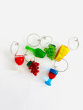 Art Glass Wine Charms