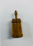 Antique wooden treen tape measure