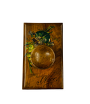 Antique kitsch wooden ink blotter