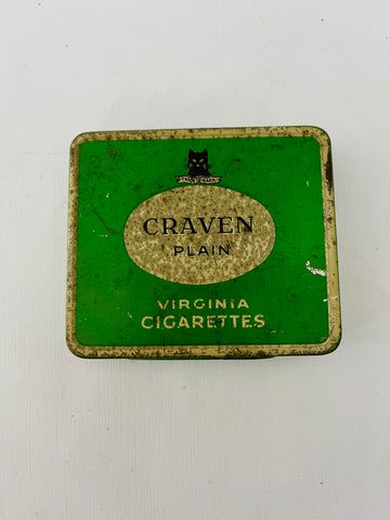Craven Plain Green Collectable Tin