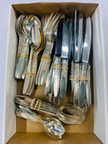 12 place Grosvenor Christine silver plated cutlery set