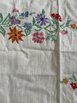 Three Embroidered Tray Covers