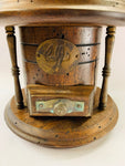 Italian Wooden and Brass Coffee grinder