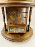 Italian Wooden and Brass Coffee grinder