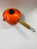 Le Creuset cast iron and enamel saucepan