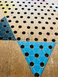 Large Handmade Chinese Checkers Board