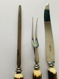 Horn Handled Carving Set