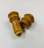 Antique vegetable ivory or Tagua Nut turned needle case