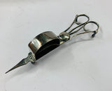 Victorian silver plated candle Snuffer