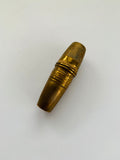 Brass vintage needle and thread case