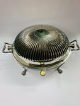 Victorian silver plated vegetable warmer