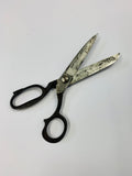 Antique steel fabric scissors