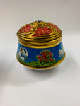 Musical ceramic jewellery box