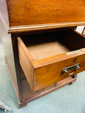 Victorian ornately carved Davenport desk