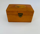 Wooden treen jewellery box Broadstairs