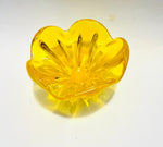 Yellow Midcentury Art Glass Small Bowl