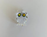 Swarovski Crystal Owl with Yellow Eyes