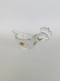 Vannes Le Chatel Crystal Rooster Bowl