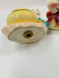 Pair of vintage novelty snail salt and pepper shakers