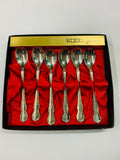 Set of 6 Rodd Camille silver plated Parfait spoons