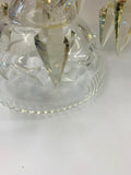 Victorian large crystal lustre centre piece