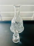 Crystal Decanter with Long Neck and Thick Base