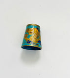 Enamel Thimble with Traditional Chinese Dragon