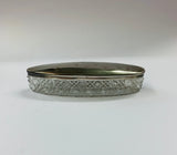 Sterling Silver topped dressing table pot