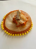 Porcelain half lady food cover