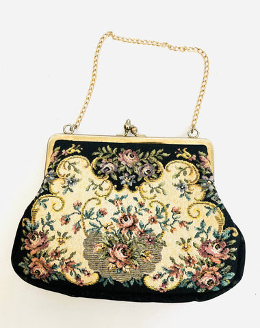 Antique Fabric Clutch