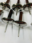 Set 8 retro Midcentury corn skewers
