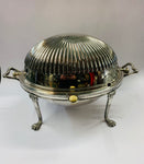 Victorian silver plated vegetable warmer