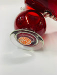 Pair of Murano Glass Ruby red glass vases