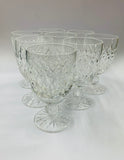 Set 8 Waterford Crystal Boyne wine glasses