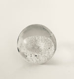 Clear Paperweight with Bubble Swirl