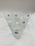 Set of 6 Crystal Whisky Tumblers