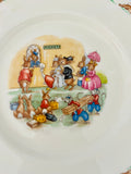 Bunnykins Railway Tickets Plate