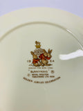 Royal Doulton Bunnykins plate Golden Jubilee Celebration