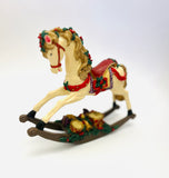 Medium Vintage Poly resin Rocking Horse