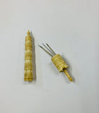 Antique bone umbrella style needle case